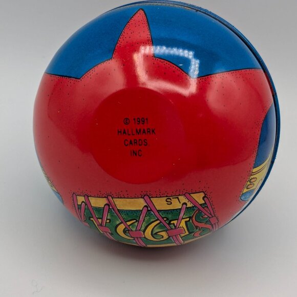 Hallmark Keepsake Jolly Wolly Soldier 1991, Pressed Tin Container Ornament - Picture 6 of 11